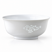 Fuyu Peony Linglong Serving Bowl — white-background product view 1; AI-assisted image