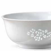 Fuyu Peony Linglong Serving Bowl — white-background product view 2; AI-assisted image