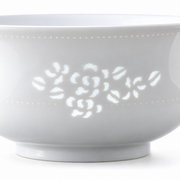 Fuyu Peony Linglong Serving Bowl — white-background product view 3; AI-assisted image