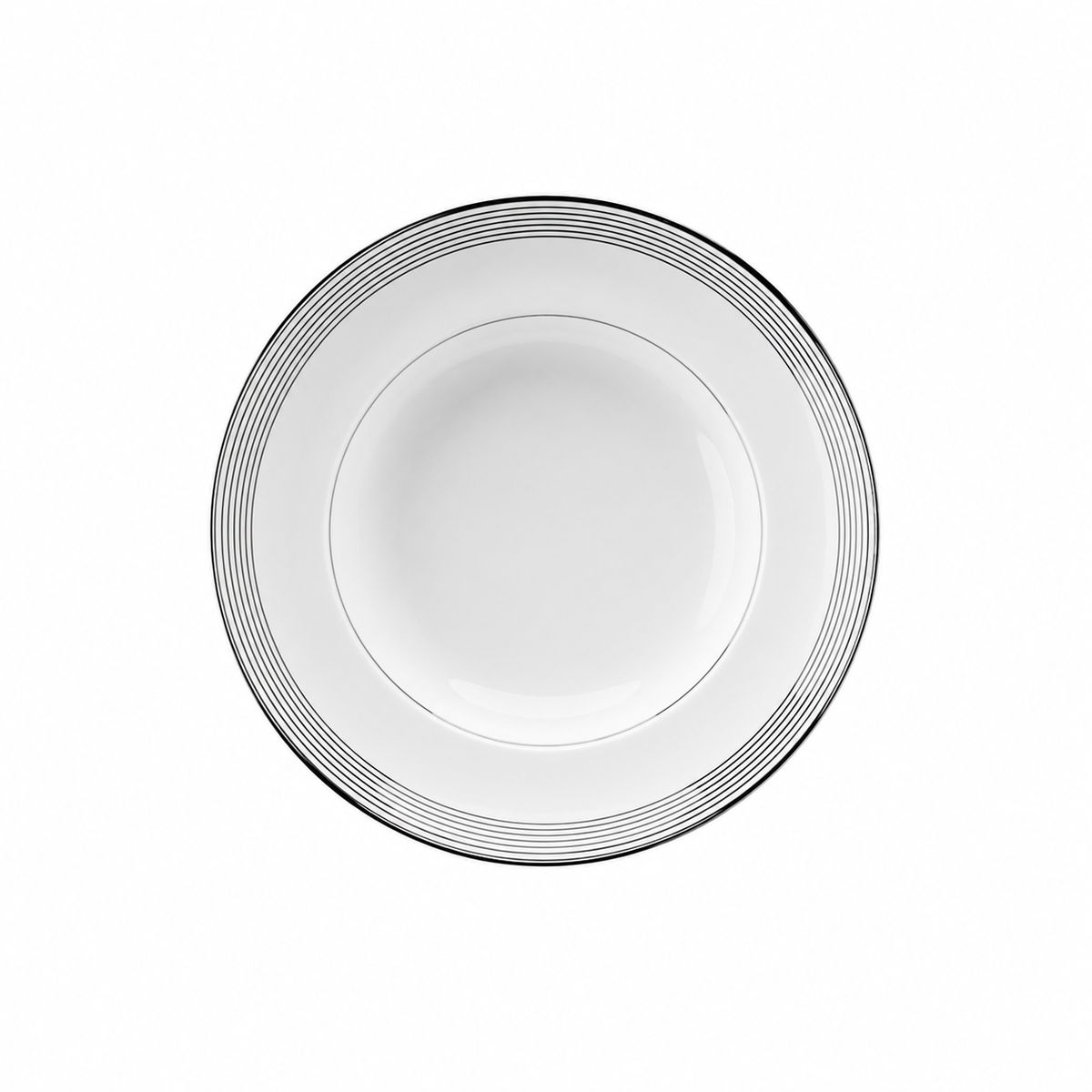RESONG Erya Ringed Deep Plate — white-background product view 1; AI-assisted image