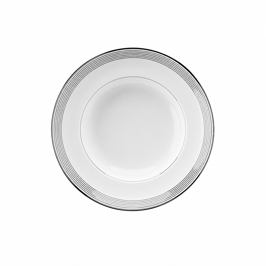 RESONG Erya Ringed Deep Plate — white-background product view 1; AI-assisted image