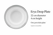 RESONG Erya Ringed Deep Plate — dimensions, composition or care information 4; AI-assisted image
