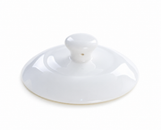 Lanting White Bone China Lidded Pot — white-background product view 3; AI-assisted image