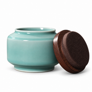 Shang Tang Celadon Tea Canister — white-background product view 1; AI-assisted image