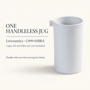 Loveramics Carrara Coffee Jug — 300 mL — dimensions, composition or care information 6; AI-assisted image