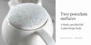 Loveramics Pro Tea Teapot — Speckled Lid — dimensions, composition or care information 5; AI-assisted image