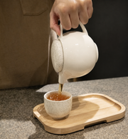 Loveramics Pro Tea Teapot — Speckled Lid — styled use illustration; props and additional pieces excluded 7; AI-assisted image
