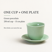 Loveramics Green Tasting Cup & Saucer — dimensions, composition or care information 6; AI-assisted image
