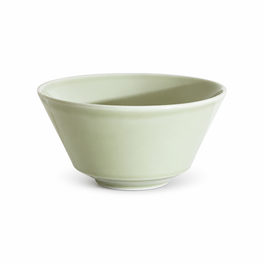 Loveramics Bauhaus Green Serving Bowl — white-background product view 1; AI-assisted image