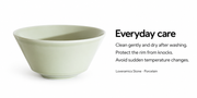Loveramics Bauhaus Green Serving Bowl — dimensions, composition or care information 6; AI-assisted image