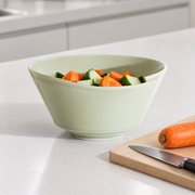 Loveramics Bauhaus Green Serving Bowl — styled use illustration; props and additional pieces excluded 11; AI-assisted image