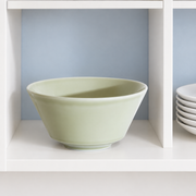 Loveramics Bauhaus Green Serving Bowl — styled use illustration; props and additional pieces excluded 12; AI-assisted image