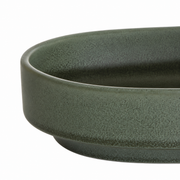 Loveramics Tapas Oval Bowl — Dark Green — white-background product view 2; AI-assisted image