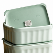 BUYDEEM Porcelain Food Container — 810 mL — white-background product view 3; AI-assisted image