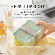 BUYDEEM Porcelain Food Container — 810 mL — dimensions, composition or care information 6; AI-assisted image