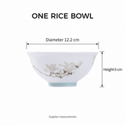 Taoxichuan Magnolia Rice Bowl — dimensions, composition or care information 4; AI-assisted image