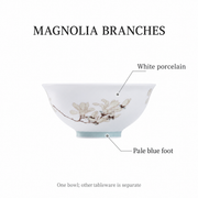 Taoxichuan Magnolia Rice Bowl — dimensions, composition or care information 5; AI-assisted image