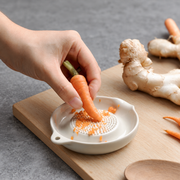 GreatFamily White Porcelain Grater Plate — styled use illustration; props and additional pieces excluded 7; AI-assisted image