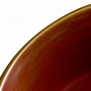 DXC Red-Brown Low-Foot Noodle Bowl — white-background product view 3; AI-assisted image