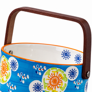 SONGFA Starry Floral Basket — white-background product view 2; AI-assisted image