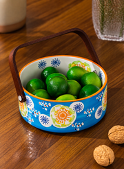 SONGFA Starry Floral Basket — styled use illustration; props and additional pieces excluded 7; AI-assisted image