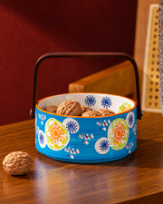 SONGFA Starry Floral Basket — styled use illustration; props and additional pieces excluded 8; AI-assisted image
