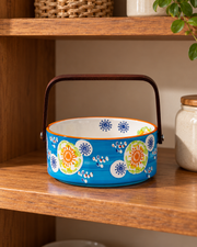 SONGFA Starry Floral Basket — styled use illustration; props and additional pieces excluded 11; AI-assisted image