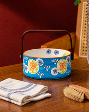 SONGFA Starry Floral Basket — styled use illustration; props and additional pieces excluded 12; AI-assisted image