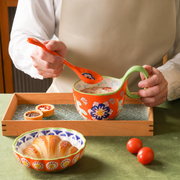 SONGFA Orange Breakfast Set — Three Pieces — styled use illustration; props and additional pieces excluded 9; AI-assisted image