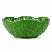 AI-assisted illustration of Verdant Leaf Bowl — Emerald Green, catalog side profile view.