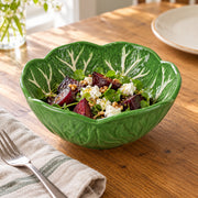 AI-assisted illustration of Verdant Leaf Bowl — Emerald Green, lunch salad setting; food and styling props are not included.