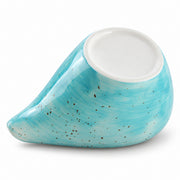 AI-assisted illustration of Lagoon Handleless Creamer, catalog underside view.