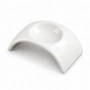 AI-assisted illustration of Ivory Arch Appetizer Dish, catalog oblique view.