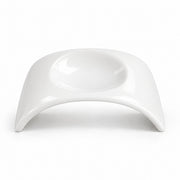 AI-assisted illustration of Ivory Arch Appetizer Dish, catalog arch profile view.