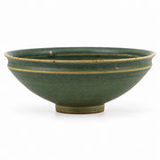 AI-assisted concept image of forest ring bowl: side profile.