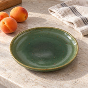 AI-assisted concept image of forest breakfast plate: styled editorial view; food and props are not included.