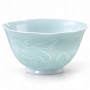 AI-assisted concept image of qingbai lotus noodle bowl: a second view of the form.